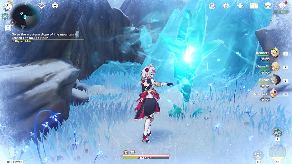 Cómo romper el hielo en Dragonspine en Genshin Impact
