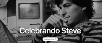 Homenaje a Steve Jobs, homenaje rendido por Apple y su sitio web oficial.  (Crédito: Apple / Reproducción)