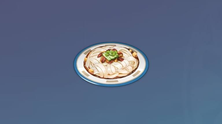 Plato especial de Chongyun y cómo cocinarlo en Genshin Impact – Fideos fríos con delicias de la montaña